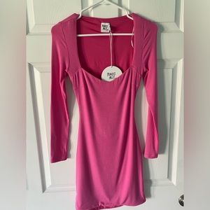 pink princess polly nolan mini dress size:4